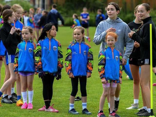 Children at the Steelstown Brian Ogs Cul Camp. Photo: George Sweeney