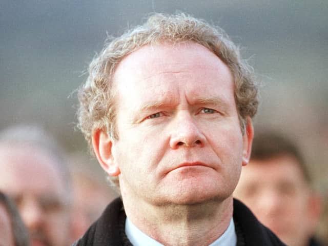 Martin McGuinness pictured in 2000. Picture by Kelvin Boyes