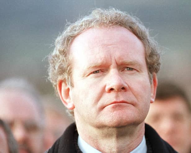 Martin McGuinness pictured in 2000. Picture by Kelvin Boyes