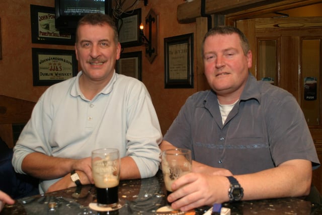 Punters enjoying the stout in The Don Bar in January 2004.