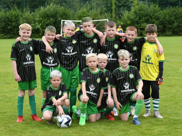 The Top Of The Hill Celtic under-10's team pictured at Oakgrove on Tuesday morning. (Photo: Keith Moore)