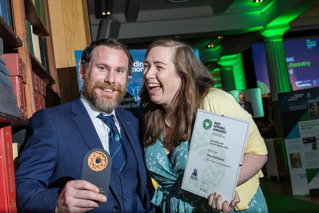 Ross Buchanan and Annemarie Buchanan from Carndonagh, Co.Donegal announced as winner of the 2024 Production Forestry AwardPic Orla Murray/Coalesce