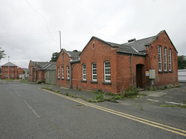 The former British Army military barracks at Ebrington in September 2005 shortly after it was transferred to the Executive.