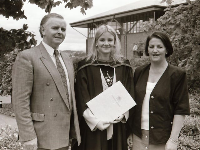 Graduates from Derry’s Magee, back in July 1995.