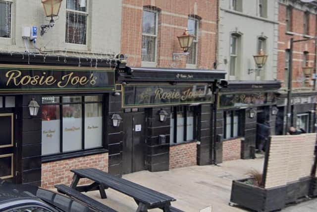 Rosie Joe's on Waterloo Street.