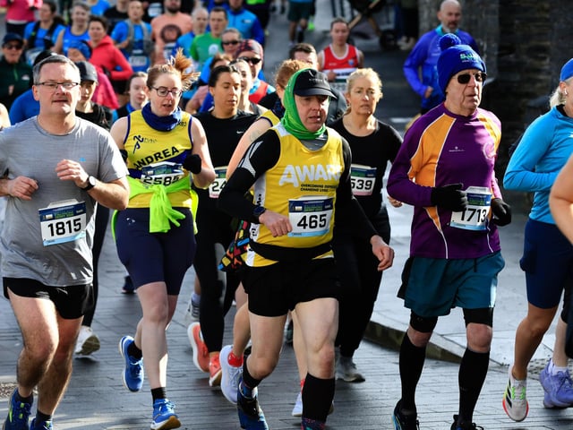 Runners taking part in the Bentley Group Walled City 10 Mile race, Ebrington Square. (Photo - Tom Heaney, nwpresspics)