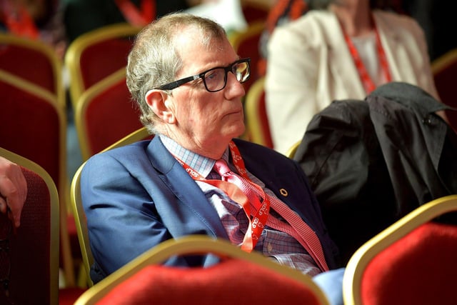 Local businessman Ian Doherty pictured at the SDLP annual Conference, on Saturday morning, in St Columb’s Hall. Photo: George Sweeney. DER2312GS – 45