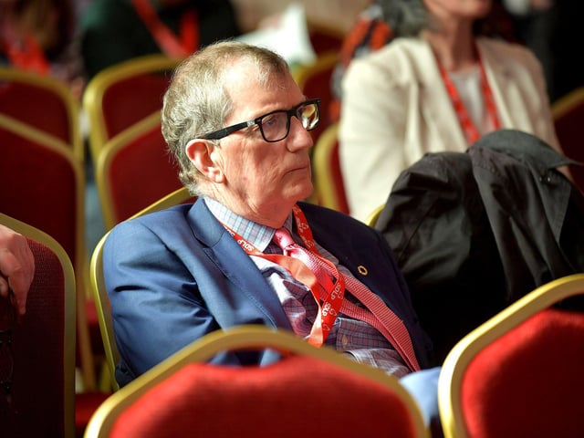 Local businessman Ian Doherty pictured at the SDLP annual Conference, on Saturday morning, in St Columb’s Hall. Photo: George Sweeney. DER2312GS – 45