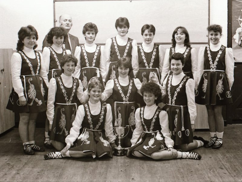 Ulster Championships Irish Dancing winners from McLaughlin School, St Oran's School and O'More School.