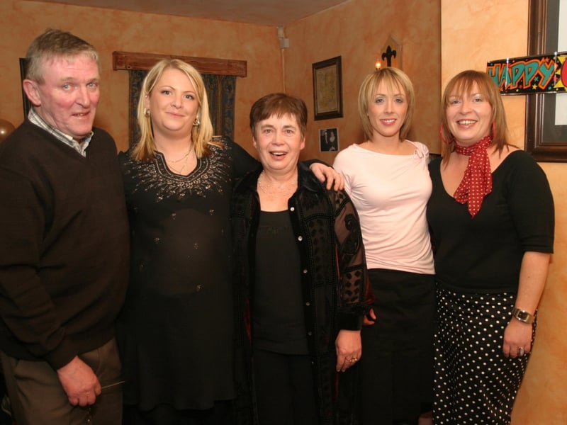 Party celebrations back in 2004: Josephine McBride