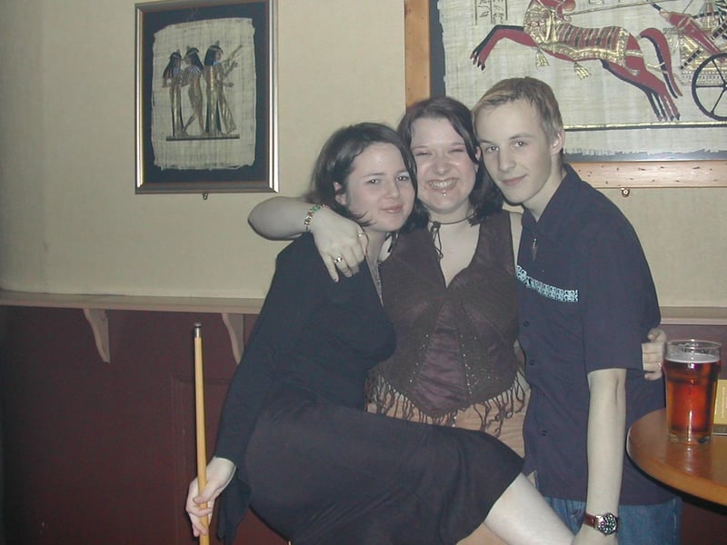 A night out at Pepes back in February 2003.