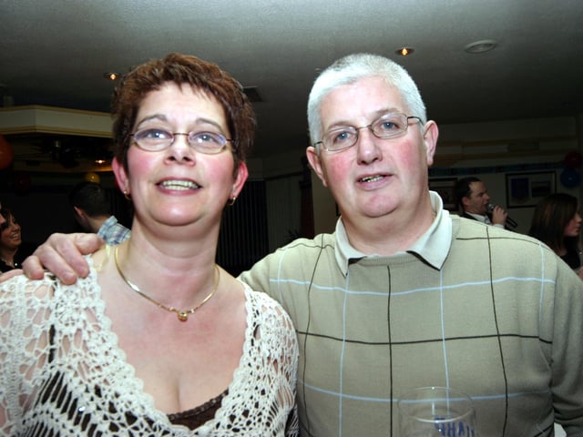 Michael pictured with his wife Patricia on the occasion of his 50th birthday 0024/JML : Parties and celebrations January 2006: Michael Rankin.