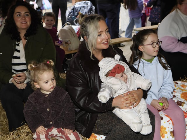A family day out at the storytelling in Waterloo Place on the 40th anniversary of the Halloween celebrations. (Photo - Tom Heaney, nwpresspics)