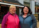 Susan Mooney and Elma Doherty from Buncrana. Photo: George Sweeney.  DER2242GS – 058