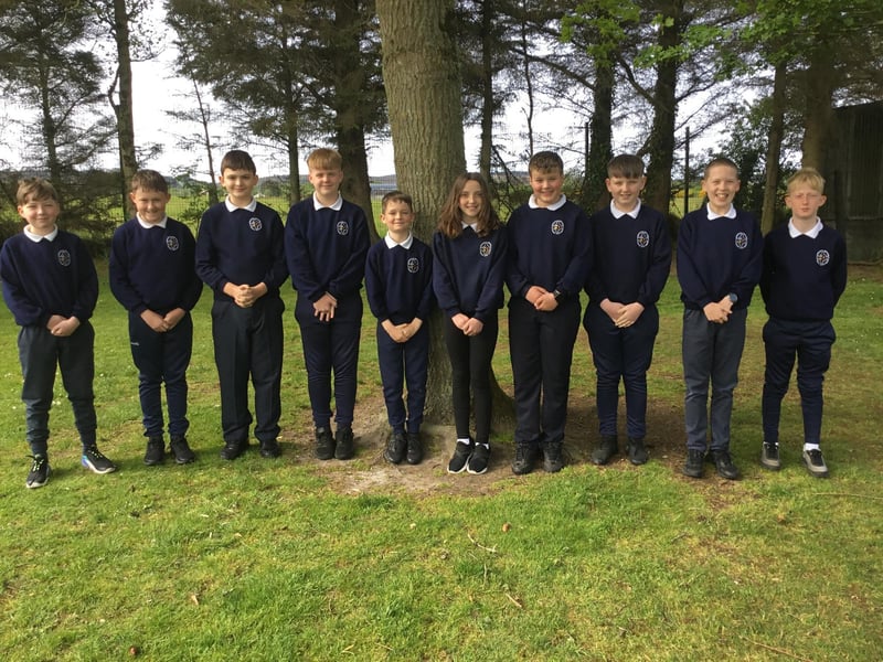 Pupils from St. Finlough's Primary School, Ballykelly.