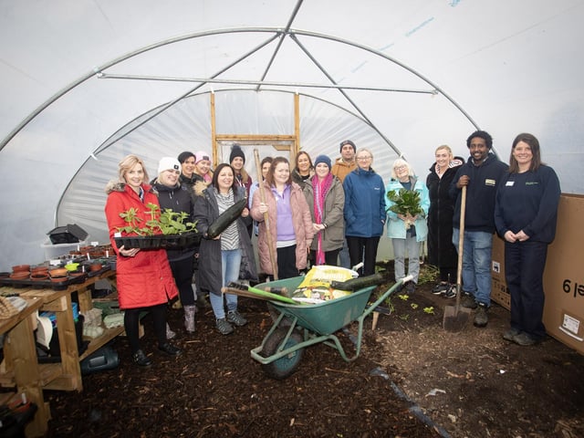 'NO DIG GARDENING' TRAINING FOR TEACHERS. . . .Group pictured at Hollybush Primary School, Derry last week taking part in a 'No Dig Gardening' Trianing course for primary and secondary school teachers and sponsored by Natural World Products in conjunction with Eco Schools Northern Ireland. Included are Sharon McMaster, Community Growing and Outreach Manager, Natural World Products, Biruk Sahle, NWP and Gareth Lamrock, Field Offier, Eco Schools NI. (Photos: Jim McCafferty Photography)
