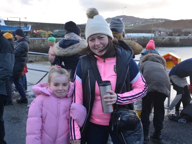 Malin Head Community Christmas Day Swim at Portmor Beach.