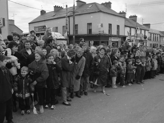 The St. Patrick's Day parade in Moville in 1998.