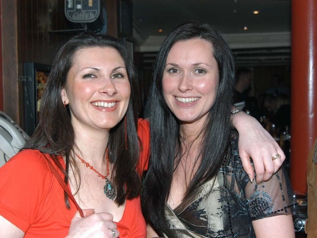 Angela out partying with friends.