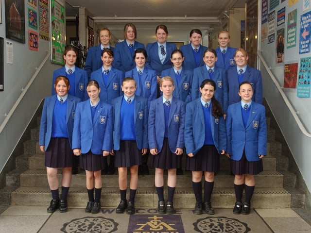 Derry and Donegal secondary school pupils in October 2003