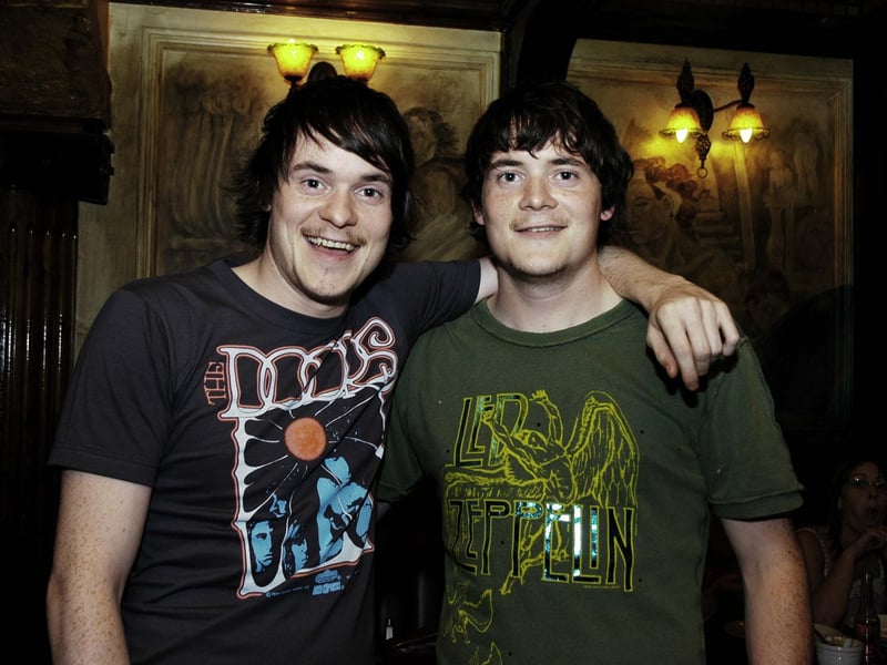 Colin and Aaron Mitchelle pictured celebrating their 21st birthday.