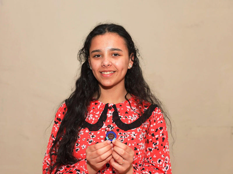 Liahah Keogh, Year 8 Lumen Christi College, was placed 3rd in both Favourite Poem and Set Poem at the Feis Dhoire Cholmcille on Thursday at St Columb’s Hall. Photo: George Sweeney.