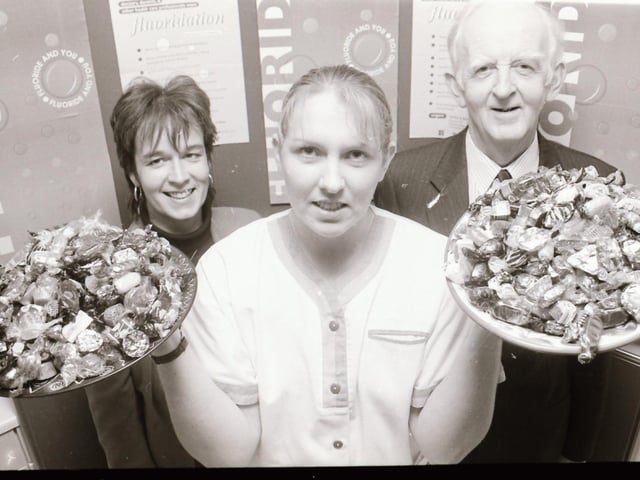 Group pictured at a Fluoridation campaign event.