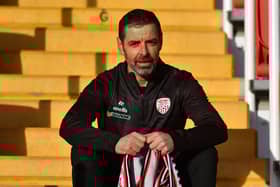 Derry City’s Tiernan Lynch at the Brandywell.  Photograph: George Sweeney.