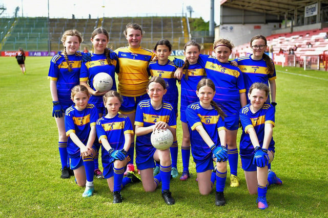 St Therese Primary School, Plate winners at last week's Tower Cup Girls' Finals. Photo: George Sweeney.  DER2321GS – 136