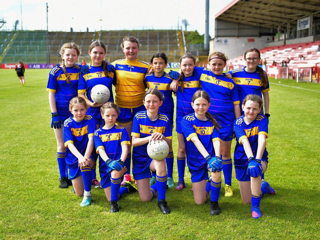 St Therese Primary School, Plate winners at last week's Tower Cup Girls' Finals. Photo: George Sweeney. DER2321GS – 136