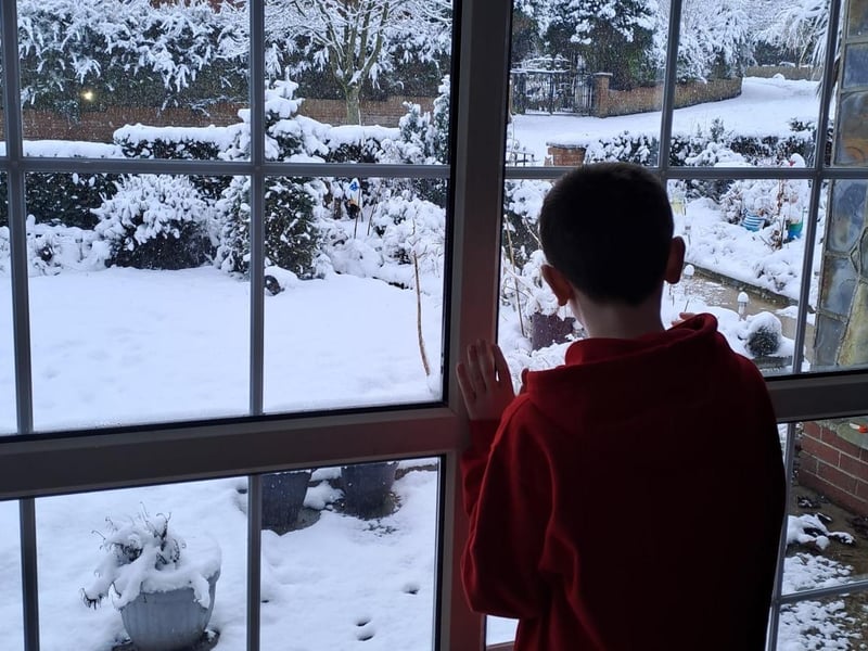Derry in the snow