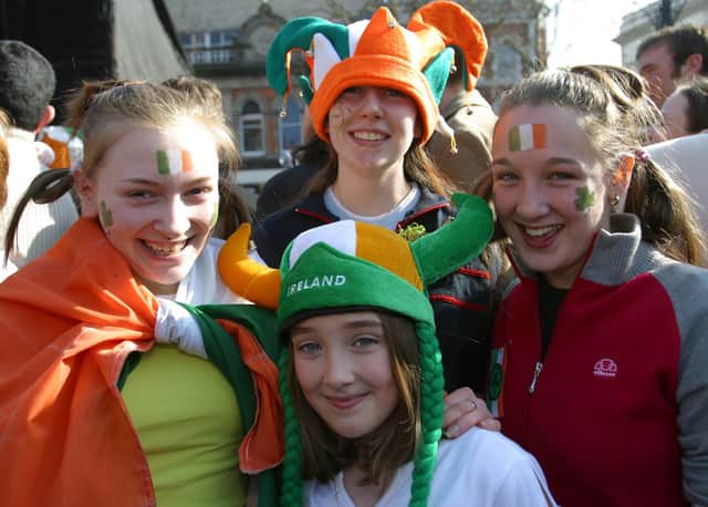St Patrick's Day Celebrations in the Guildhall in 2003