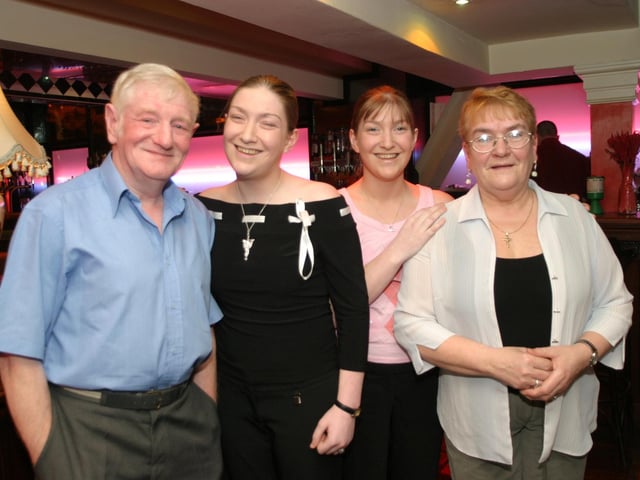 Derry people enjoying parties in 2004. Julie & Clare Wright