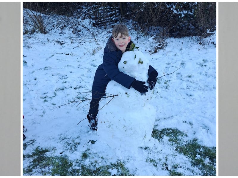 Snow buddies. Photo: Shauna Donnelly.