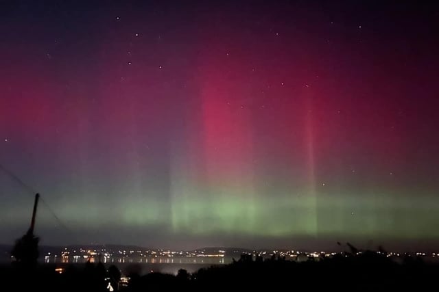 Reader Seaneen Sherry's photo of the Aurora Borealis from Eglinton Co. Derry