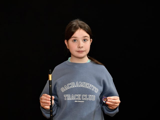 Lucy Kerr achieved third place for Traditional at Dance Feis Dhoire Cholmcille. Photo: George Sweeney