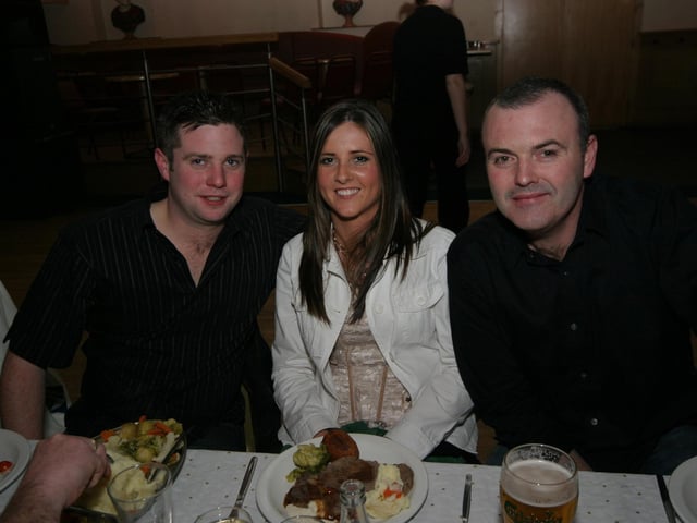 Smiles from members of Nutherm staff at there Christmas Party held the Exchange Resturant.0017/JML. : Christmas and New Year Parties 2006.