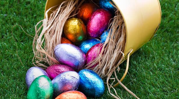 On Easter Sunday it is customary to eat chocolate eggs