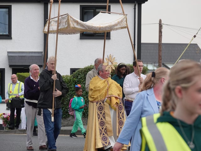The Corpus Christi Procession in Buncrana.