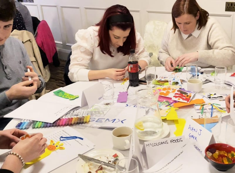 Delegates taking part in one of the workshops during the GEMX ‘Now, How Wow’ event at An Grianan Hotel.