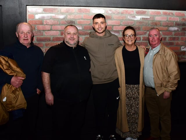 Pictured at the premiere of the ‘Football at the Heart – A Ballymoor Story’, film at the Nerve Centre last week.