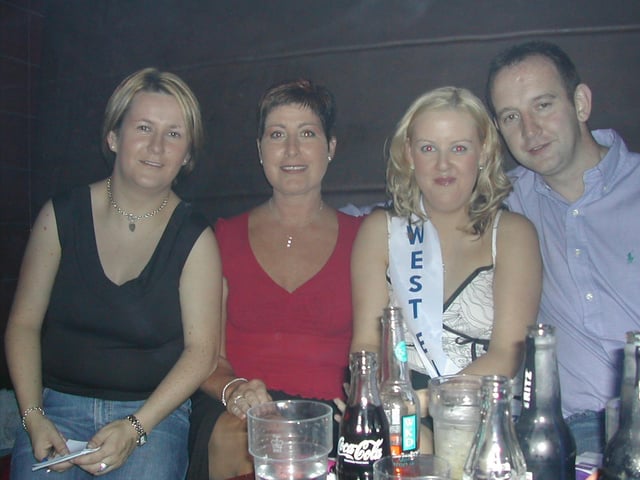 Our photographer captured these revellers in Zone nightclub Buncrana in July 2003.