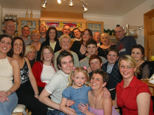 Party celebrations back in 2004: Declan Meenan.