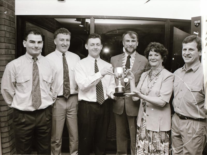 Mayor Annie Courtney's presentations back in April 1994.
