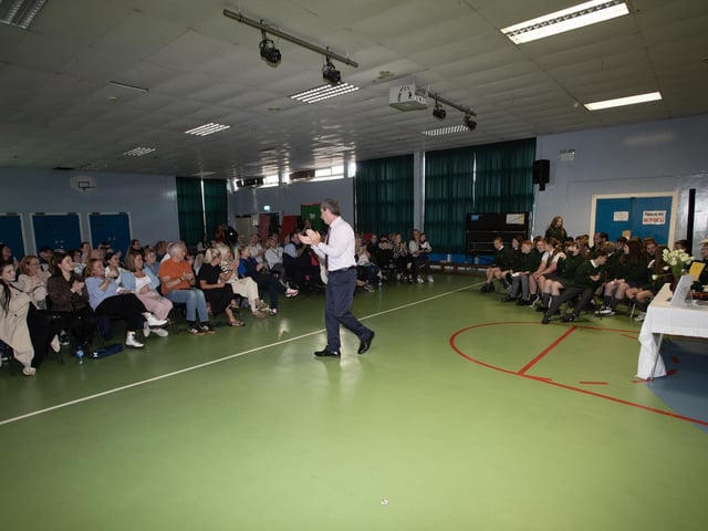 P7 Pupils Sign Off at Greenhaw PS! Jim McCafferty Photography