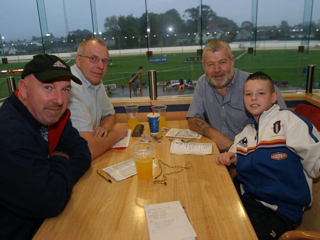 Enjoying the Lifford Races in the late summer of 2004.