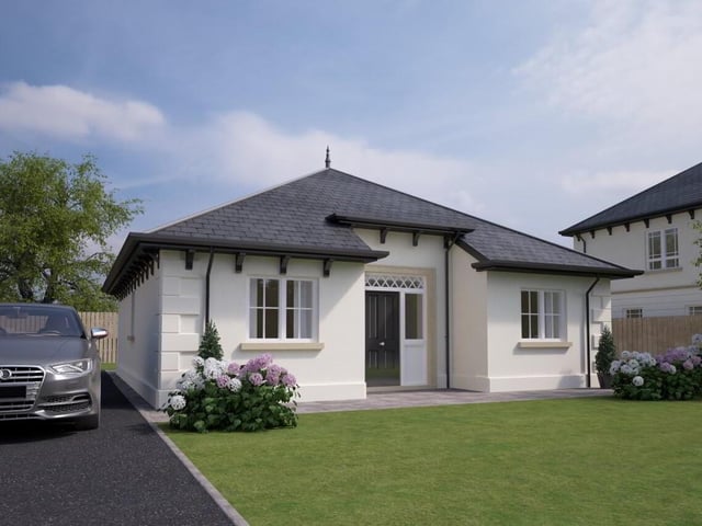 The Breakwater, one of the new units at Merchant's View, is a two-detached bungalow. All of these units have sold out.