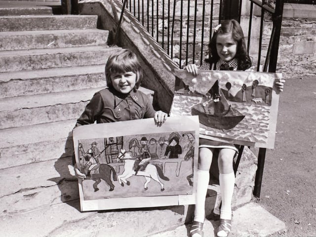 St Eugene's School, Ulster Saving Art competition winners.