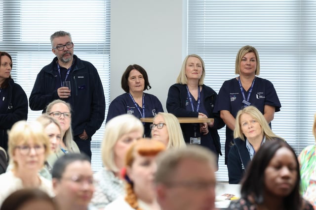 Ulster University Nursing Competence Test Centre staff pictured at the official launch event at Foyle House in Derry.