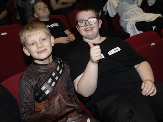 Getting ready at the Playhouse for the production of 'The Voyage of the Fellowship' on Friday last. : .
